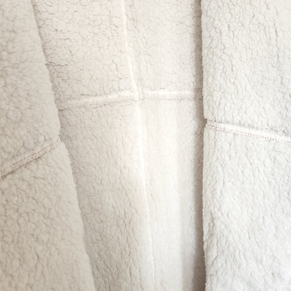 HYFVE  sherpa coat vest pink and white size S - Picture 7 of 8